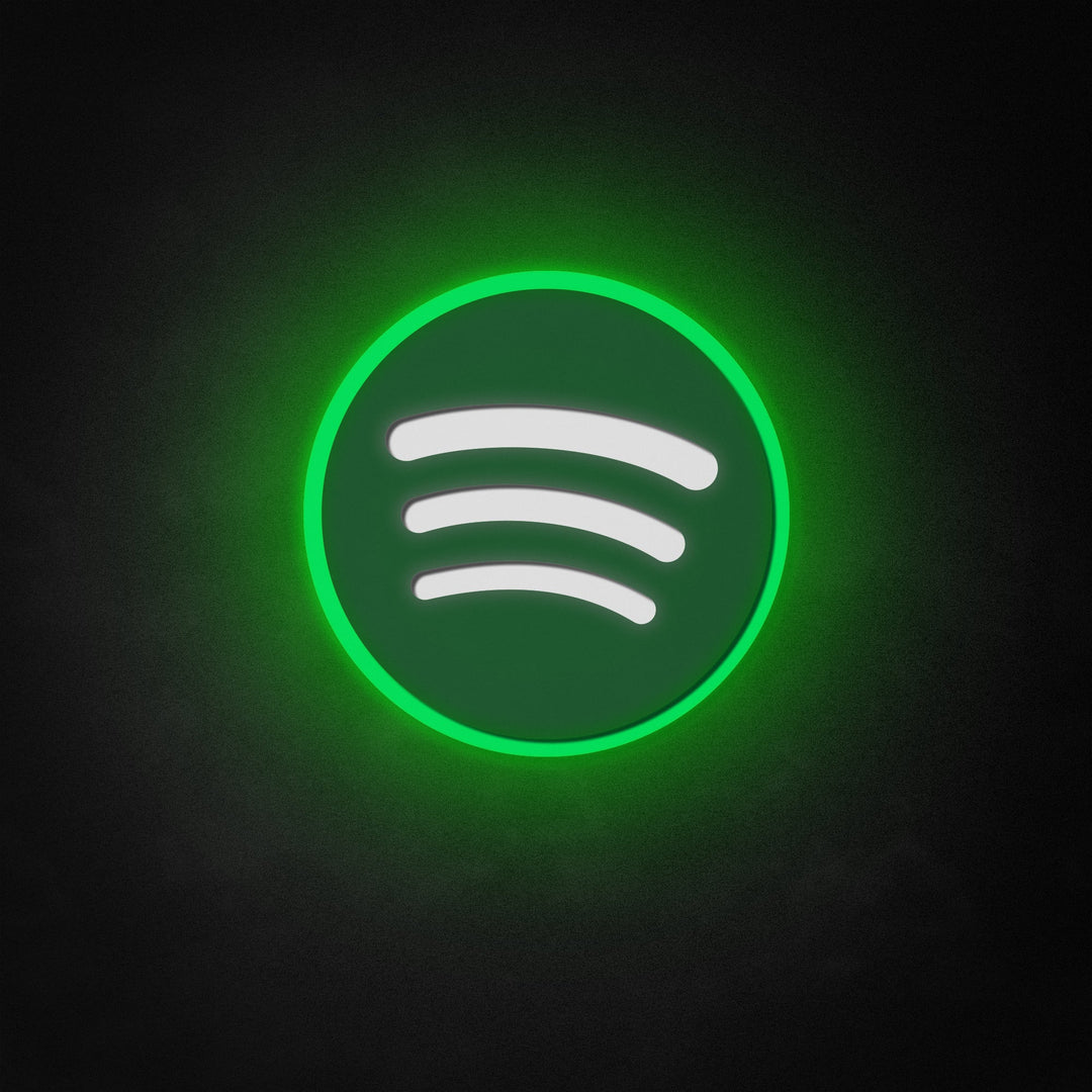 "Spotify-logo" Neon Like