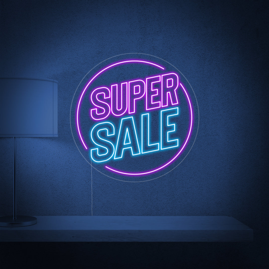 "Super Sale" Neonkyltti