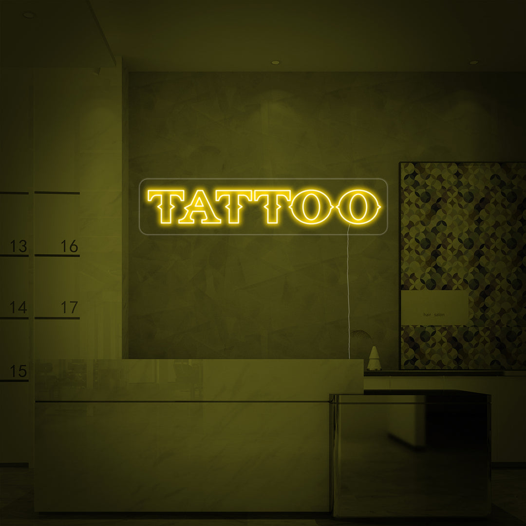 "Tattoo" Neonkyltti