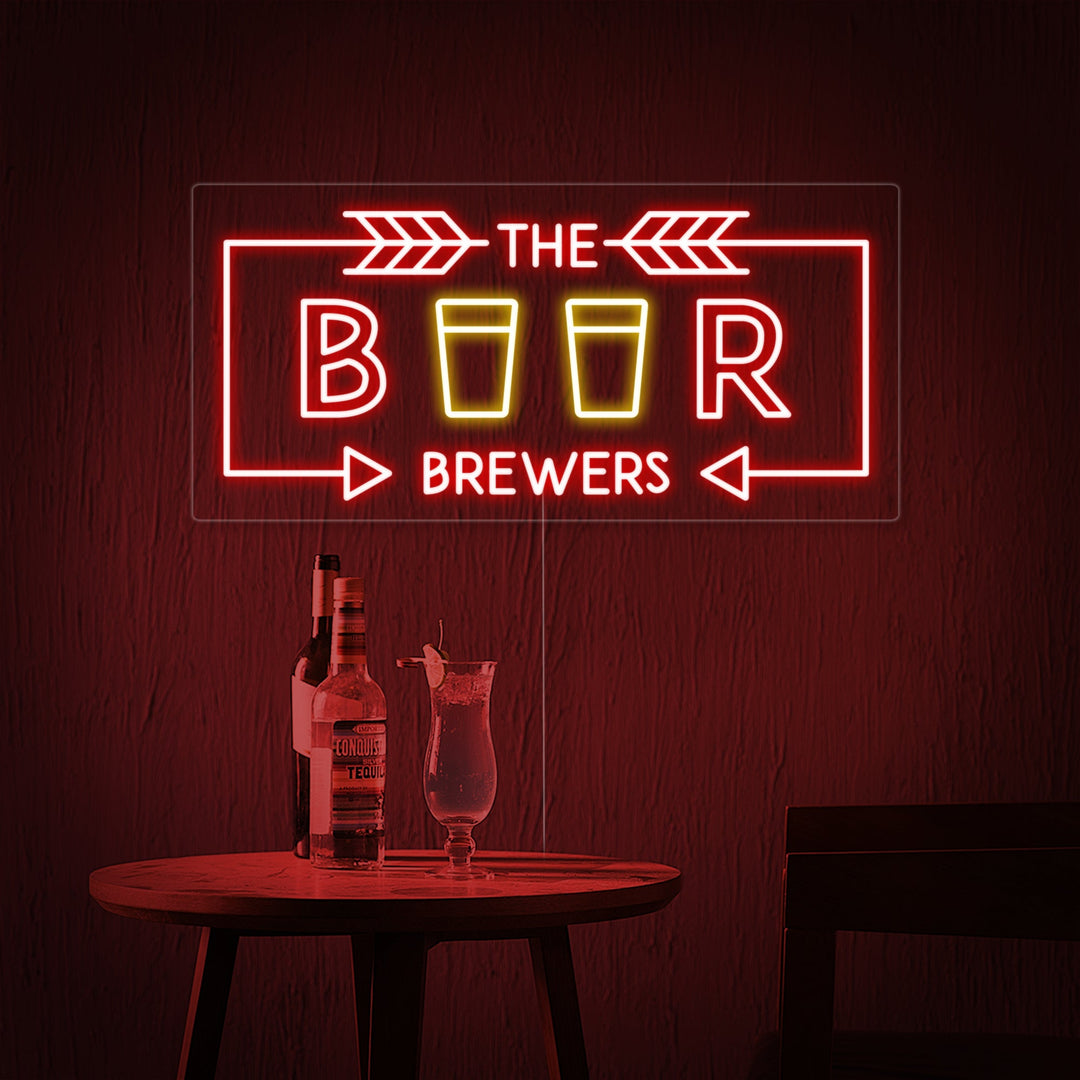 "The Beer Brewers" Neonkyltti