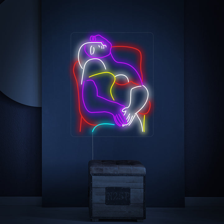 "Unelma, Pablo Picasso" Neonkyltti