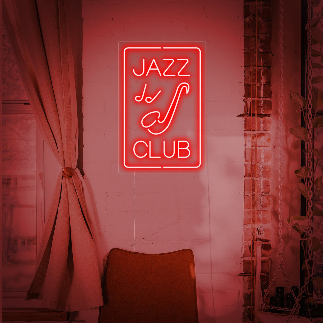 "The Jazz Club" Neonkyltti