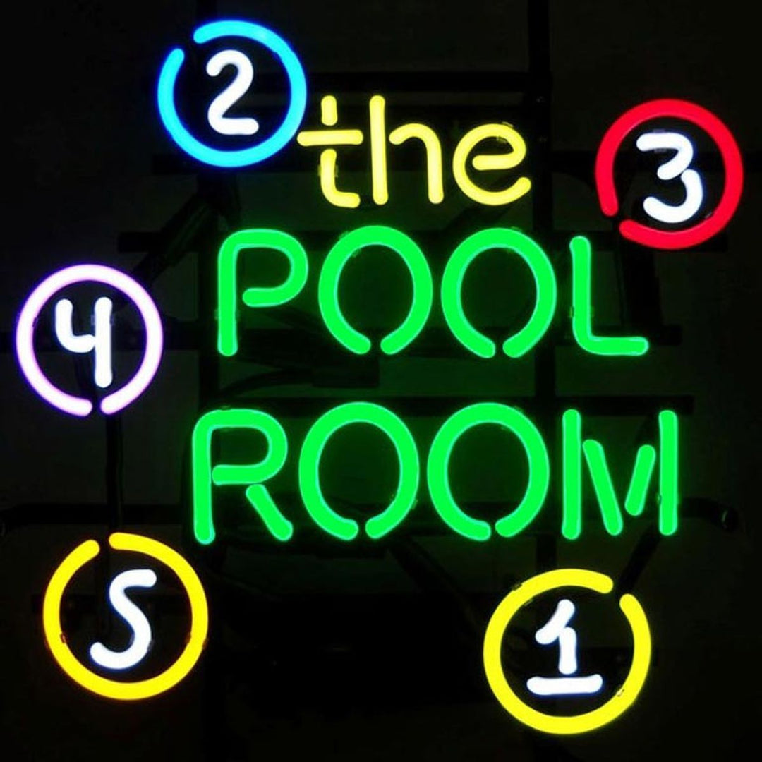 "The Pool Room" Neonkyltti
