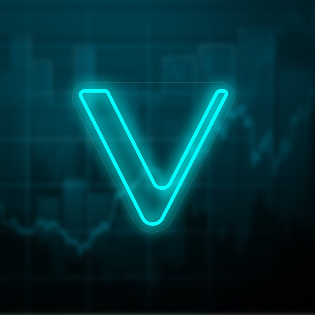 "Vet Vechain-Logo" Neonkyltti