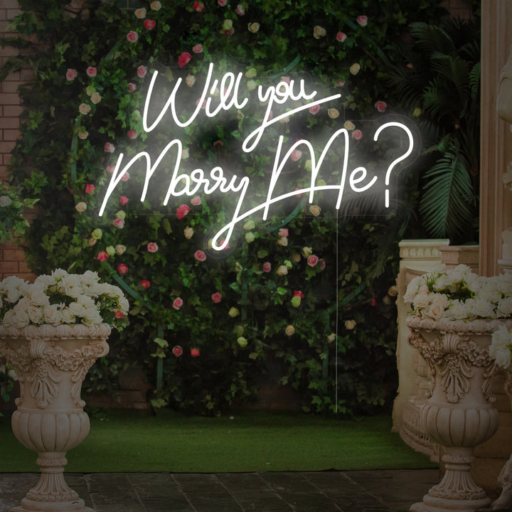 "Will You Marry Me" Neonkyltti