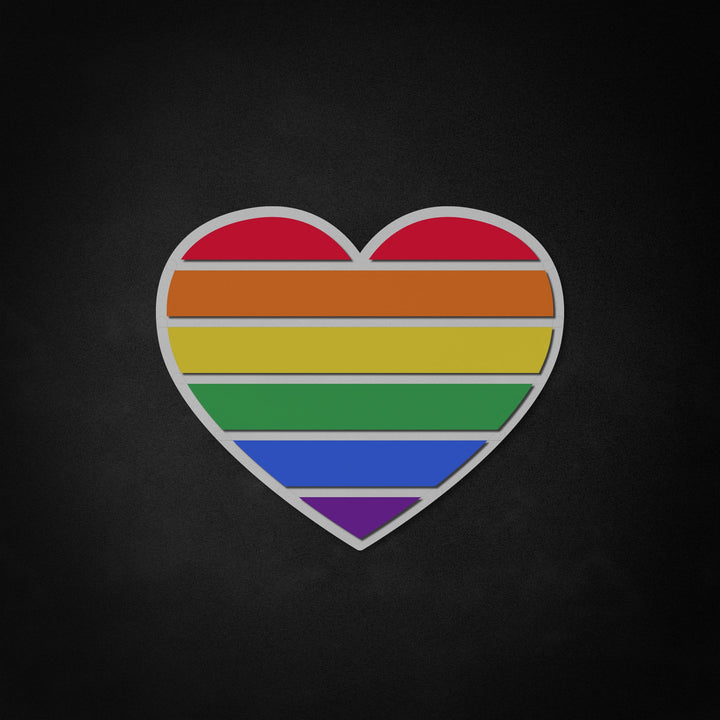 "Gay Pride, sydämen muotoinen" Neon Like