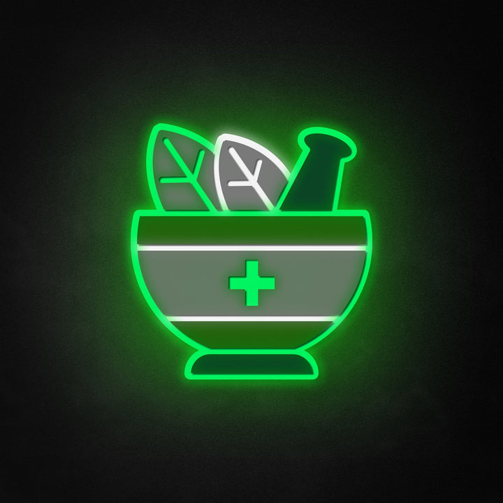 "Lääketieteellisen apteekin symboli" Neon Like