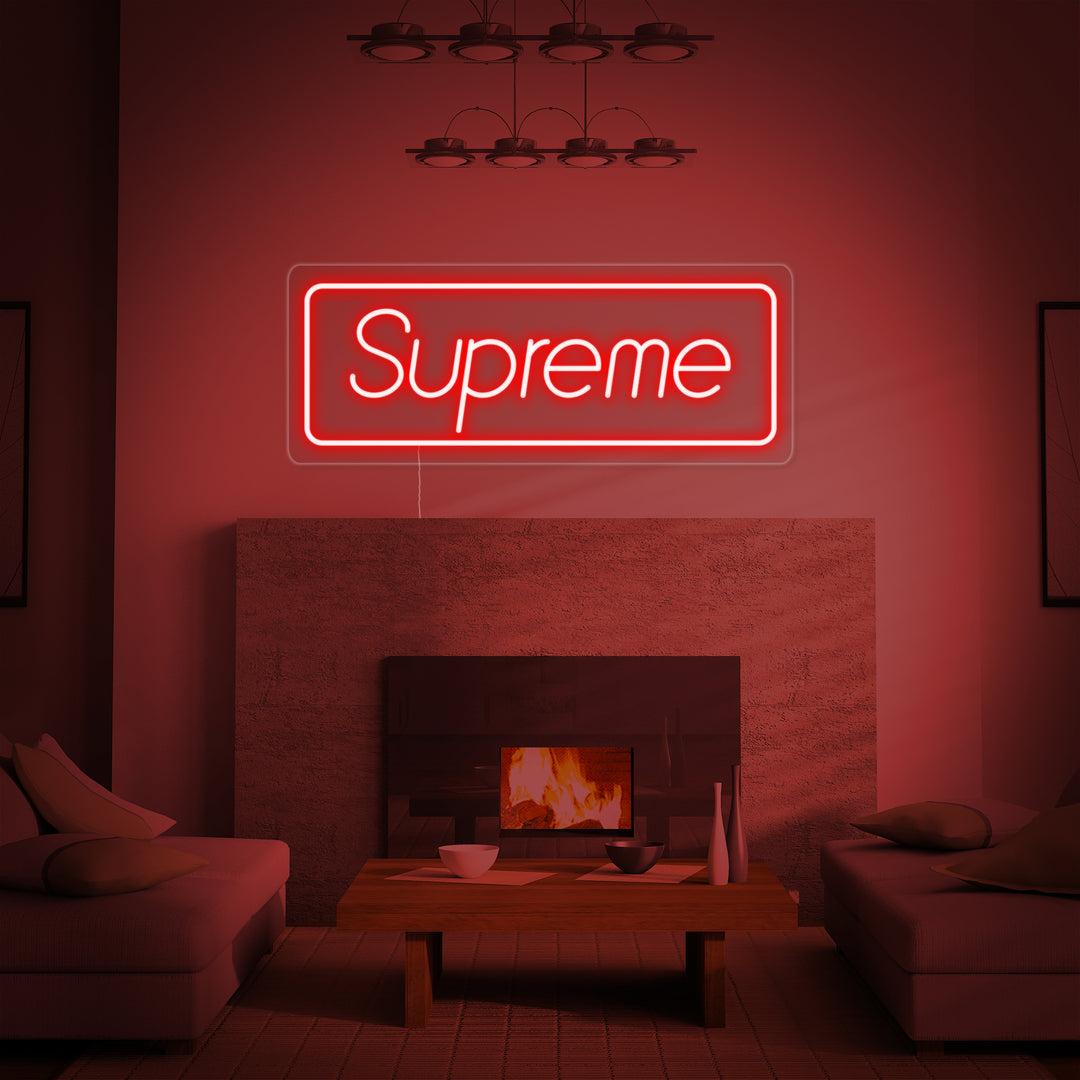 "Supre" Neonkyltti