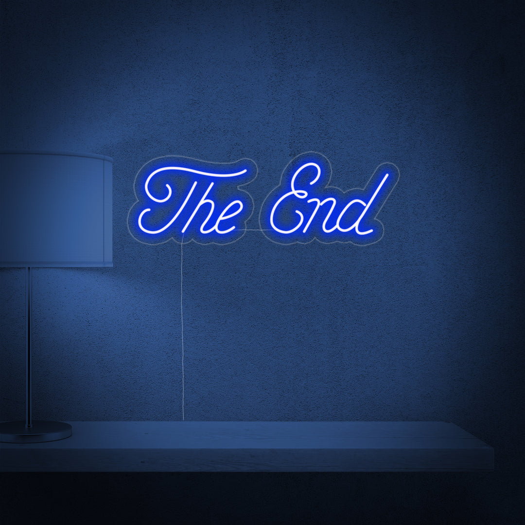 "The End" Neonkyltti